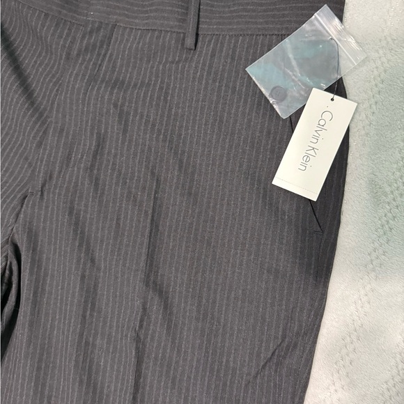 Calvin Klein Dress Pants Mens 36W X 30L Pin Striped - Picture 2 of 6